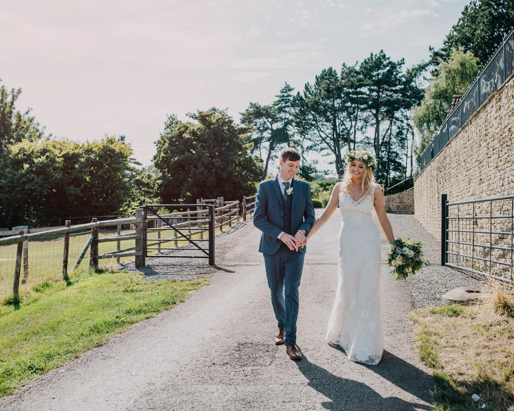 Bride Bridal Dress Gown Boho Lace Claire Pettibone Gardenia Bohemian Carefree Countryside Wedding Lush Imaging by Naomi