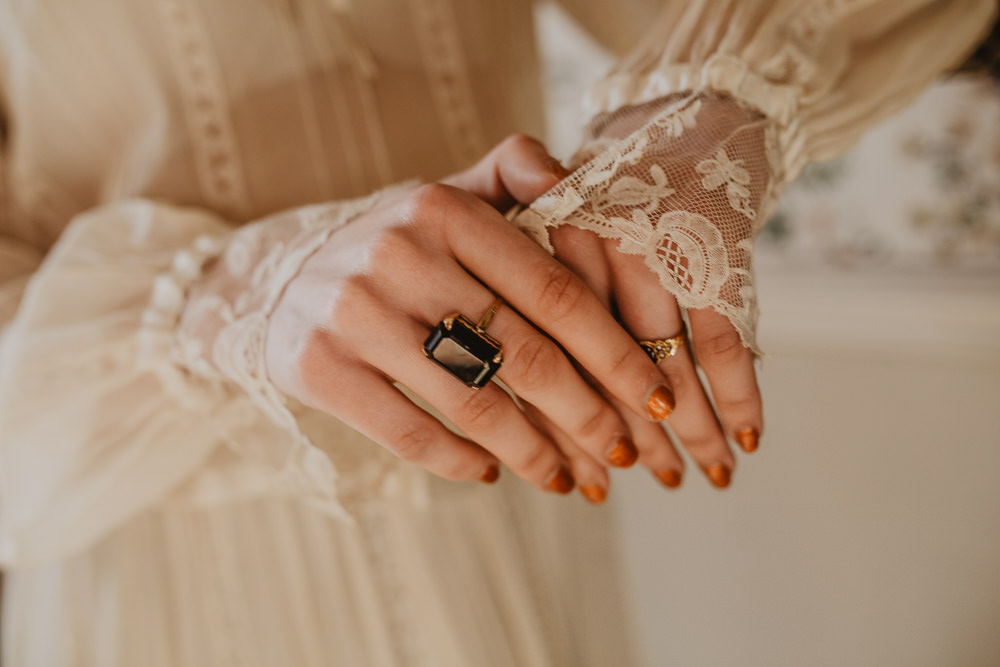 Bride Bridal Rings Edwardian Wedding Ideas Camilla Andrea Photography