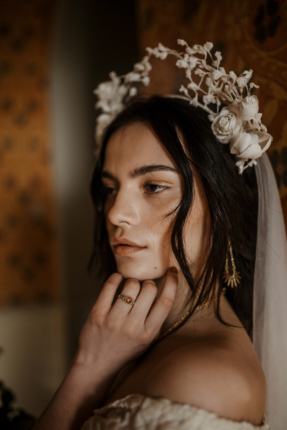 Veil Accessory Bride Bridal Headband Crown Tiara Edwardian Wedding Ideas Camilla Andrea Photography