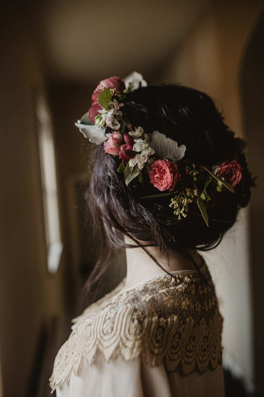 Flower Crown Bride Bridal Accessory Edwardian Wedding Ideas Camilla Andrea Photography
