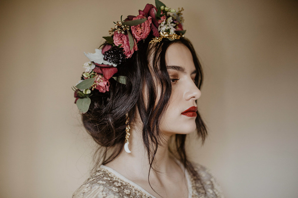 Flower Crown Bride Bridal Accessory Edwardian Wedding Ideas Camilla Andrea Photography
