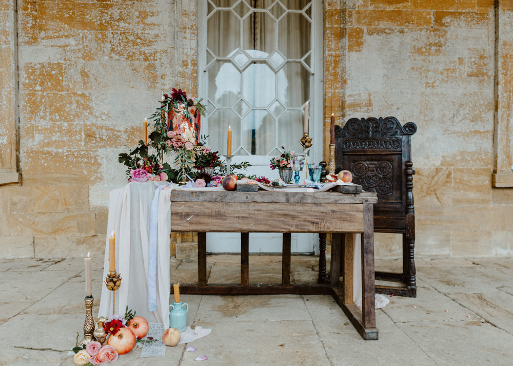 Cake Table Ethereal Romantic Wedding Ideas Katherine Newman Photography