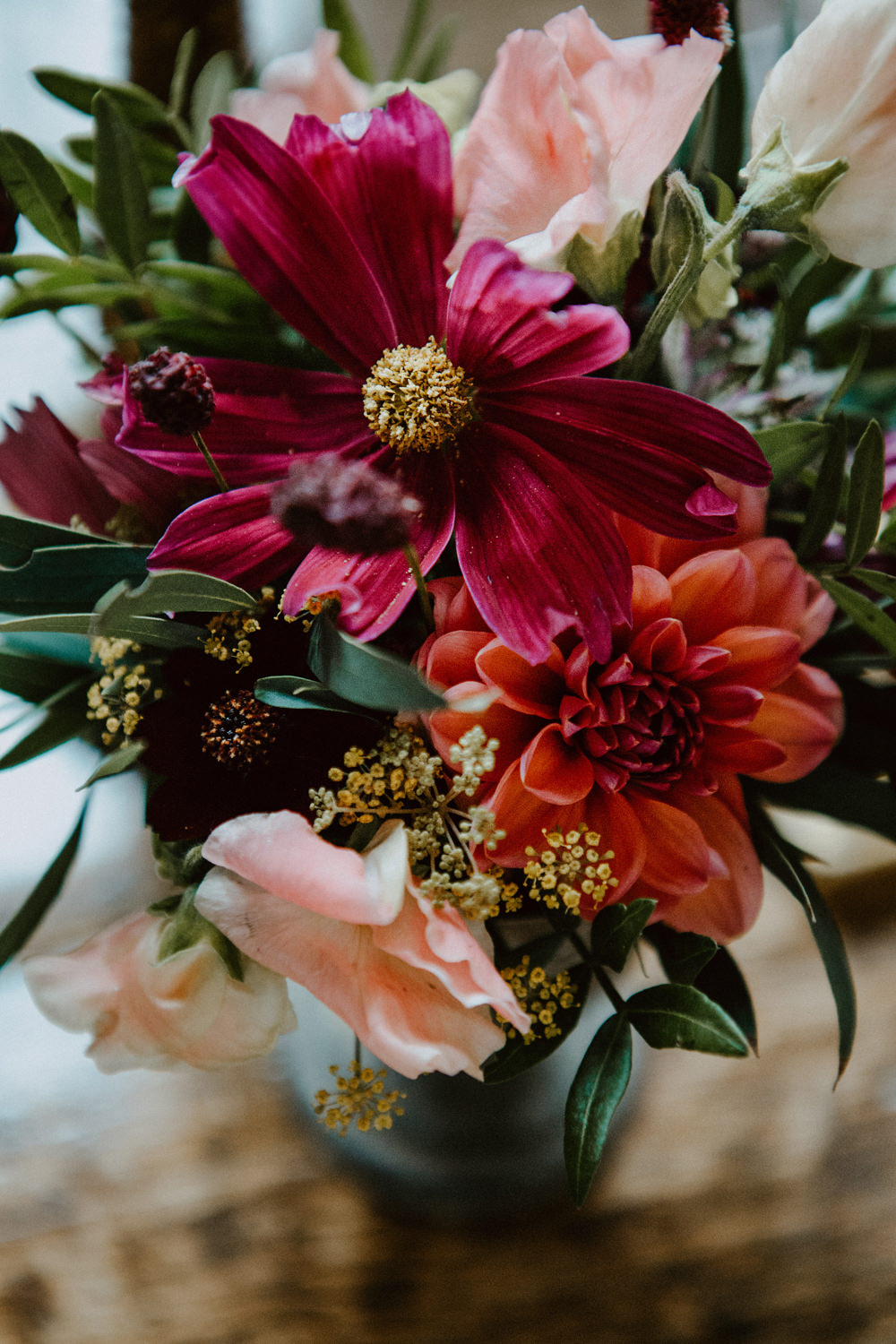Flowers Table Centrepiece Decor Ethereal Romantic Wedding Ideas Katherine Newman Photography