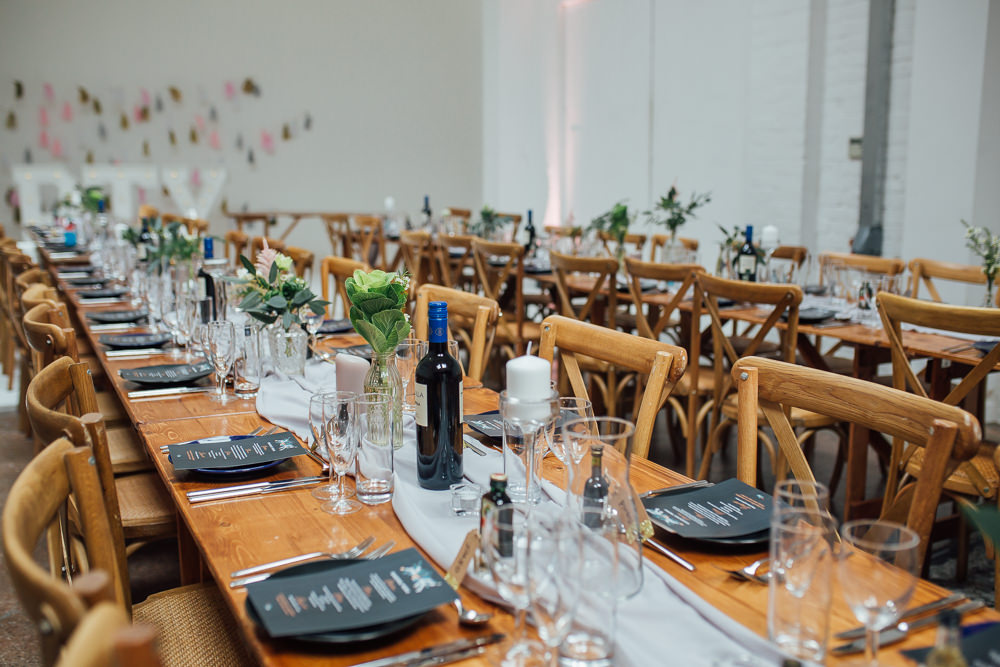 Decor Table Silk Runner Grey Foral Flowers Fivefourstudios Wedding Ellie Grace Photography