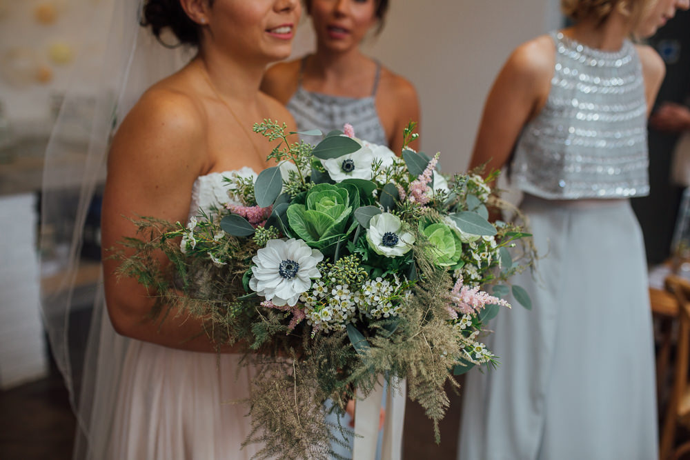 Bouquet Flowers Bride Bridal Anemone Greenery Foliage Fivefourstudios Wedding Ellie Grace Photography