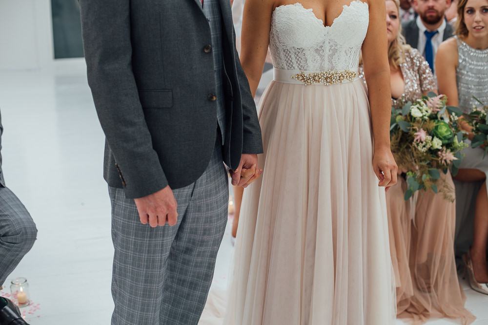 Dress Gown Bride Bridal Strapless Sweetheart Martina Liana Skirt Top Veil Fivefourstudios Wedding Ellie Grace Photography