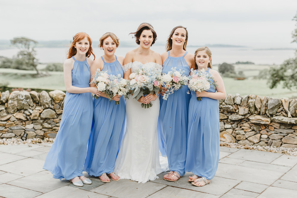 Blue Bridesmaids Bridesmaid Dress Dresses Halterneck GG’s Yard Wedding Amy Lou Photography