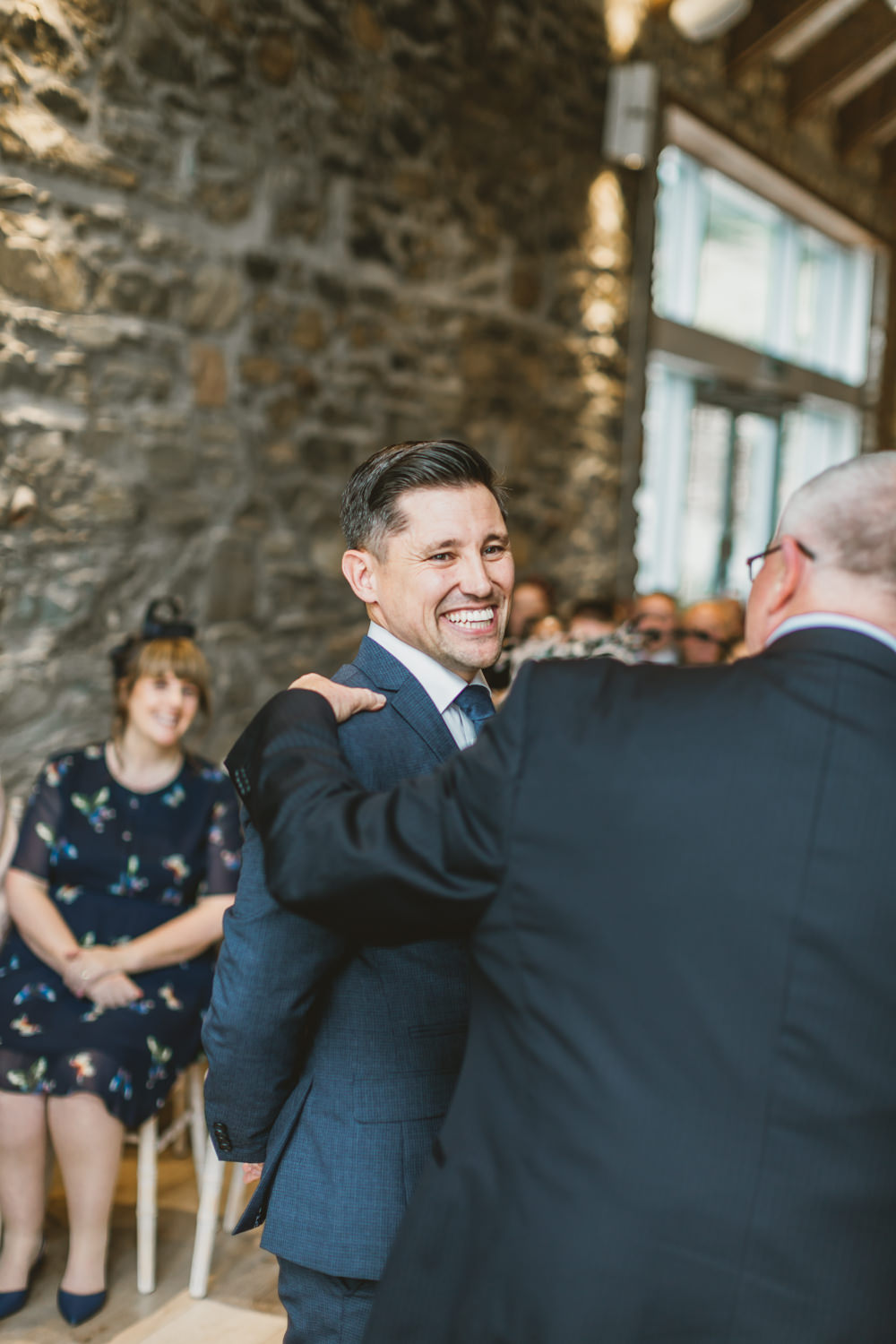 Groom Suit Groomsmen Navy Tie Waistcoat GG’s Yard Wedding Amy Lou Photography