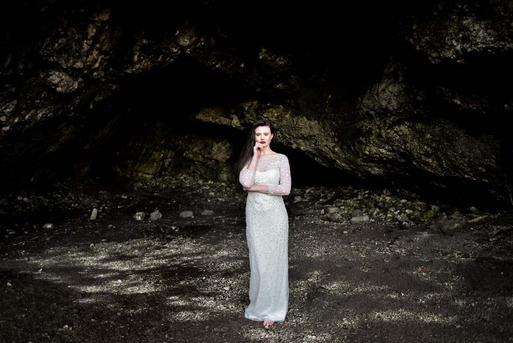 Dress Gown Bride Bridal Eliza Jane Howell Celestial Stars Starry Game Of Thrones Wedding Tara Florence