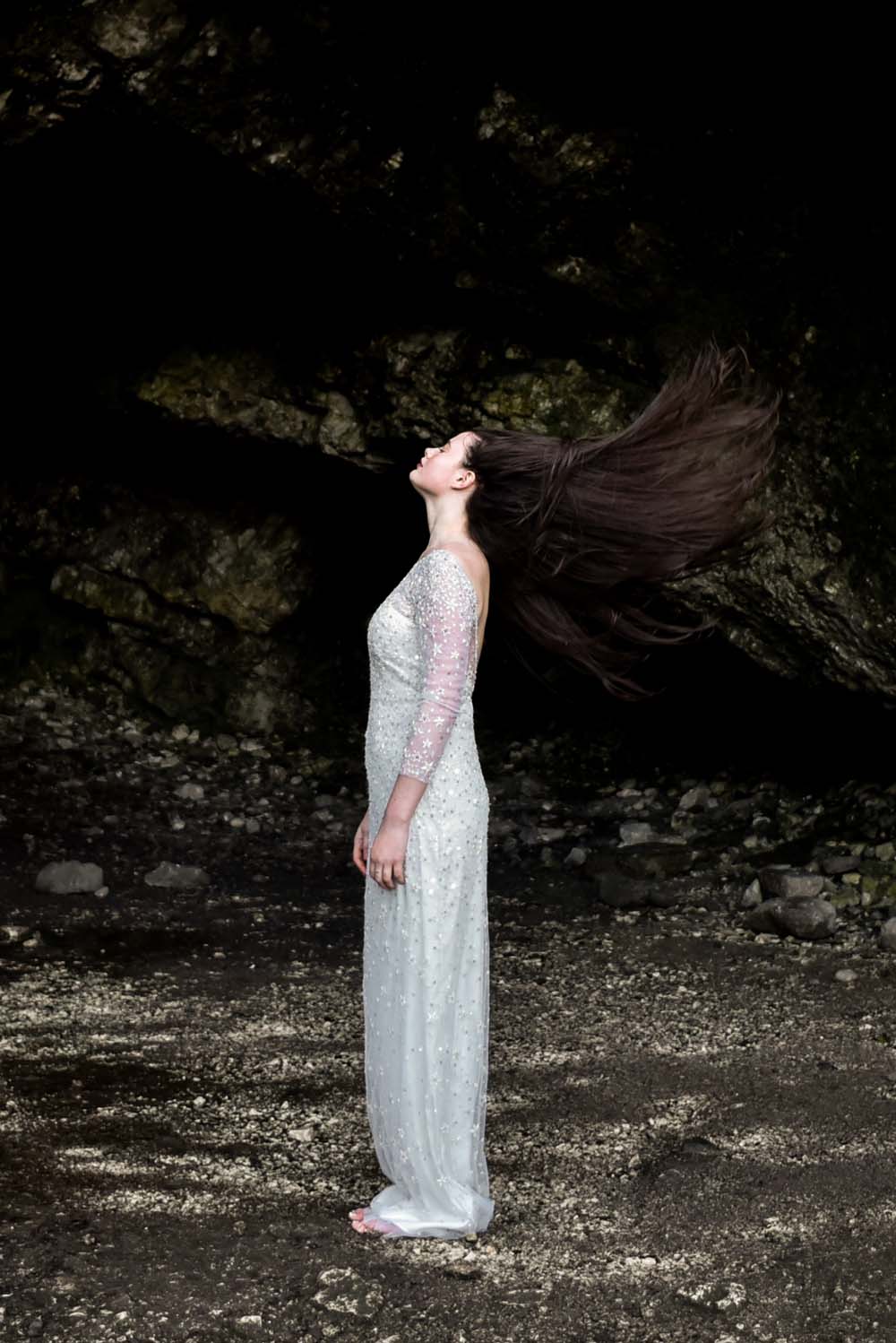 Dress Gown Bride Bridal Eliza Jane Howell Celestial Stars Starry Game Of Thrones Wedding Tara Florence