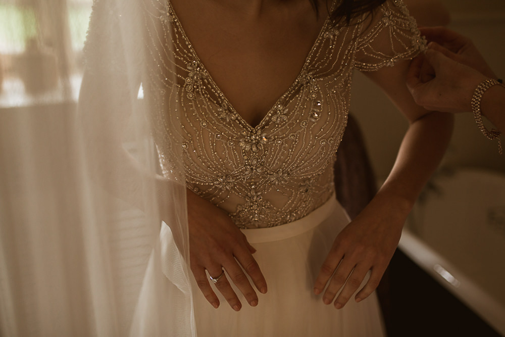 Sottero and Midgley Kallin Top Skirt Bride Bridal Beaded Sequin Cap Sleeve Veil Gate Street Barn Wedding The Springles