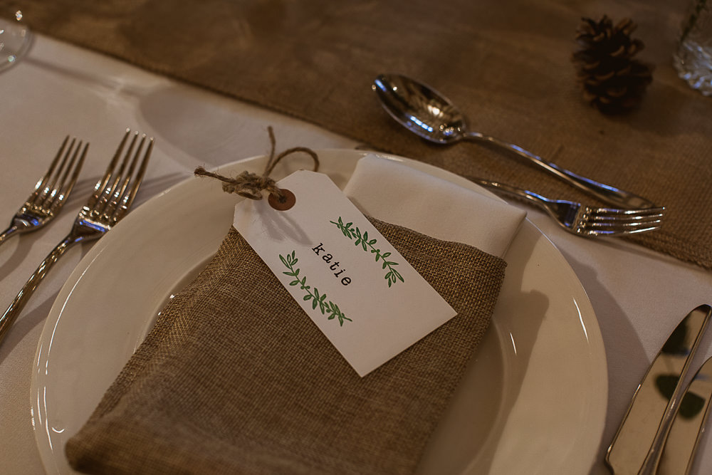 Luggage Tag Place Name Cards Gate Street Barn Wedding The Springles