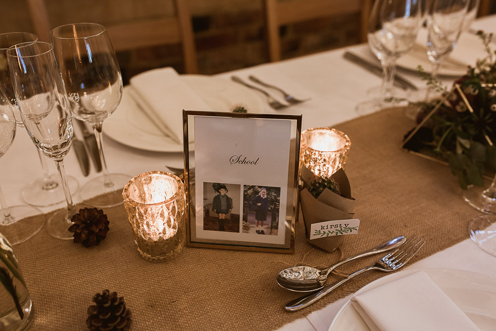Clear Frame Table Name Gate Street Barn Wedding The Springles