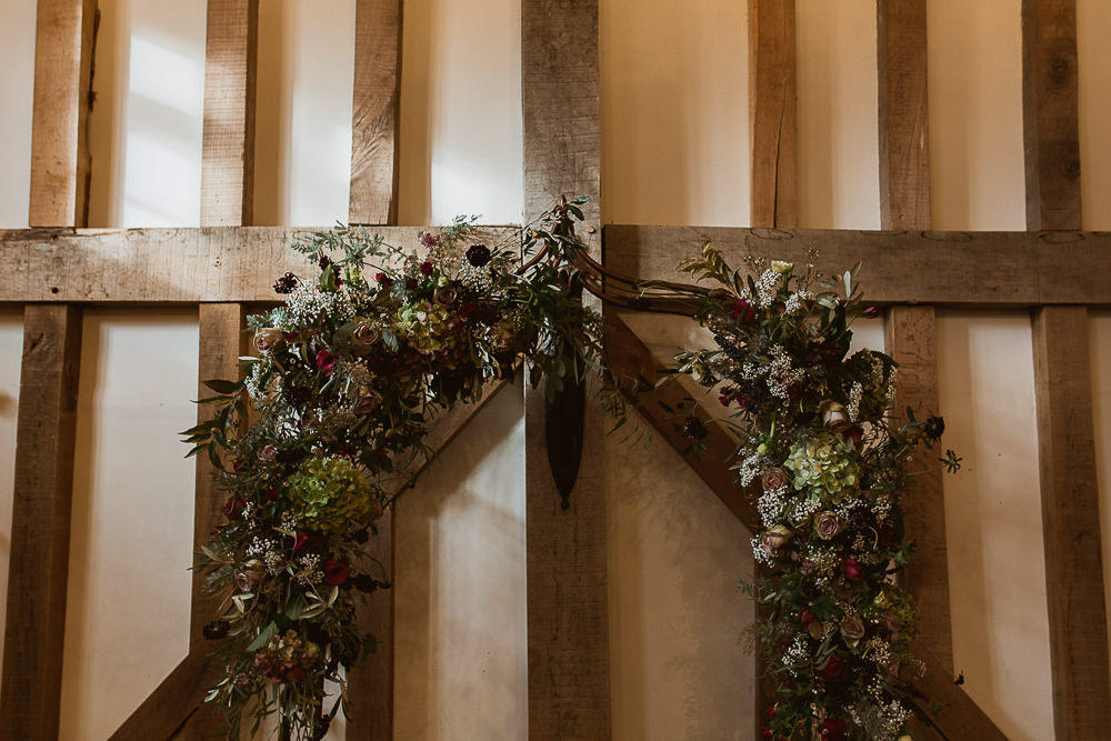 Arch Flower Floral Backdrop Ceremony Aisle Greenery Foliage Gate Street Barn Wedding The Springles