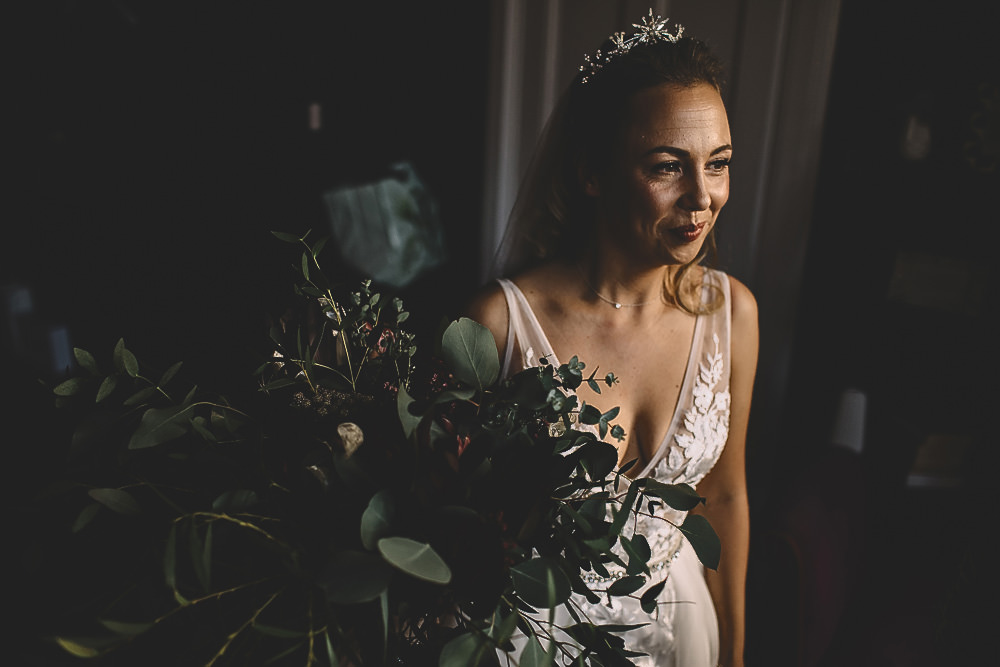 Greenery Foliage Bouquet Flowers Bride Bridal Hampton Manor Wedding Carrie Lavers Photography