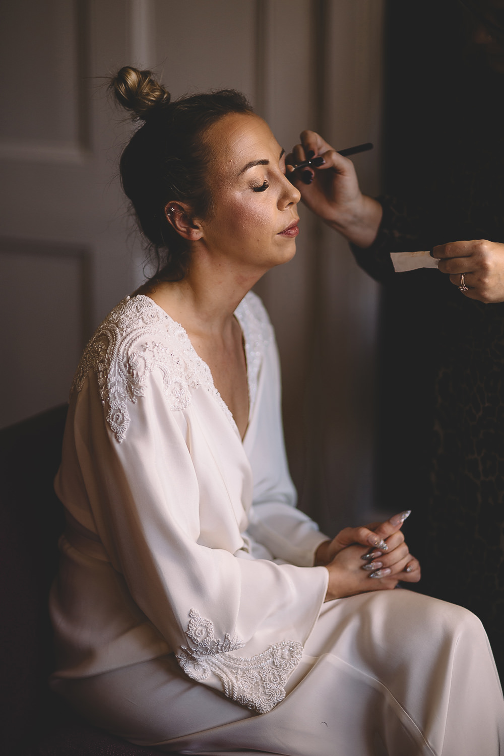 Bride Bridal Make Up Hampton Manor Wedding Carrie Lavers Photography