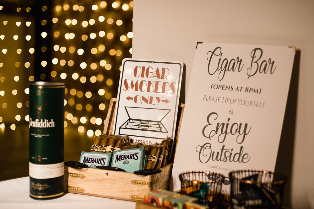 Cigar Bar Hornington Manor Wedding Chris Barber Photography