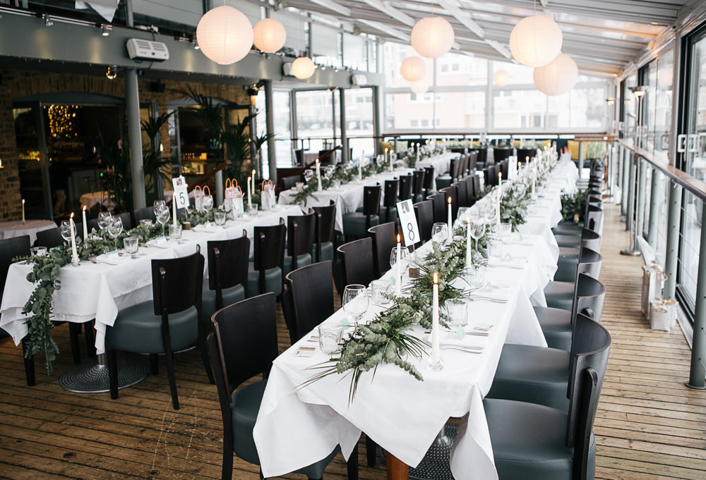 Long Tables Greenery Foliage Runner Swag Garland Lanterns Orleans House Gallery Wedding My Beautiful Bride Photography