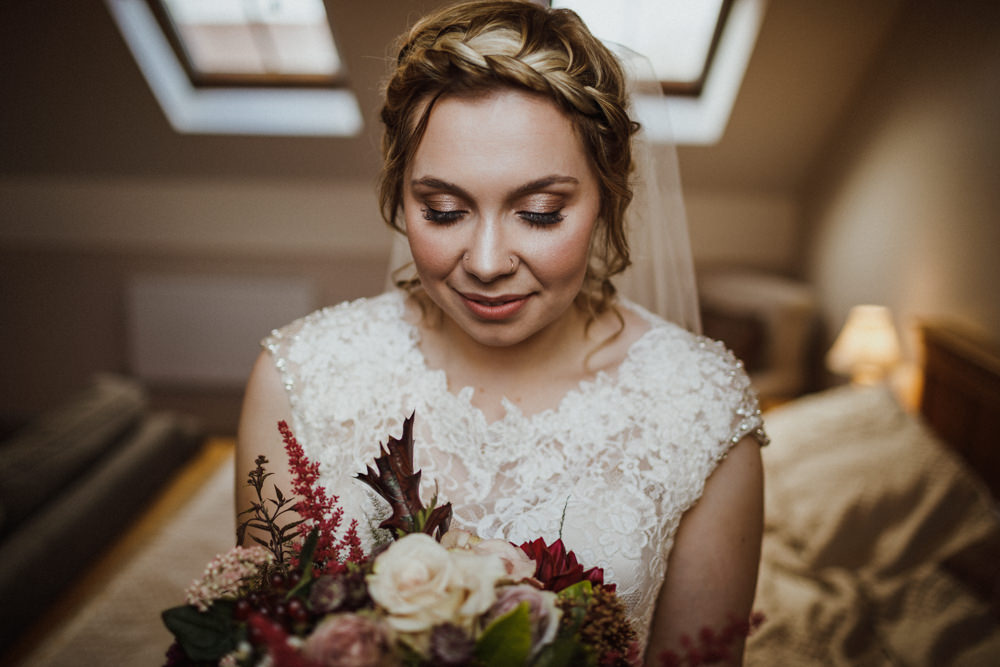Bride Bridal Make Up Hair Plait Braid Up Do Style Ox Pasture Hall Wedding Photography34