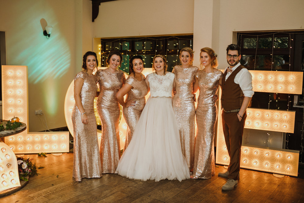 Rose Gold Sequin Bridesmaid Dress Dresses Ox Pasture Hall Wedding Photography34