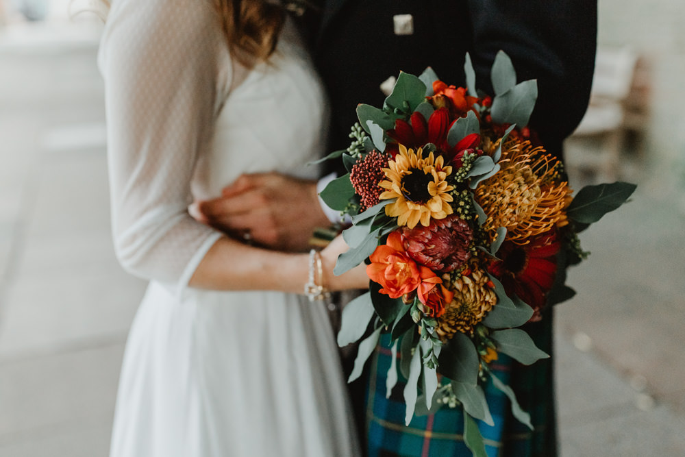 Autumn Flower Bouquet Sun Pavilion Wedding Stevie Jay Photography