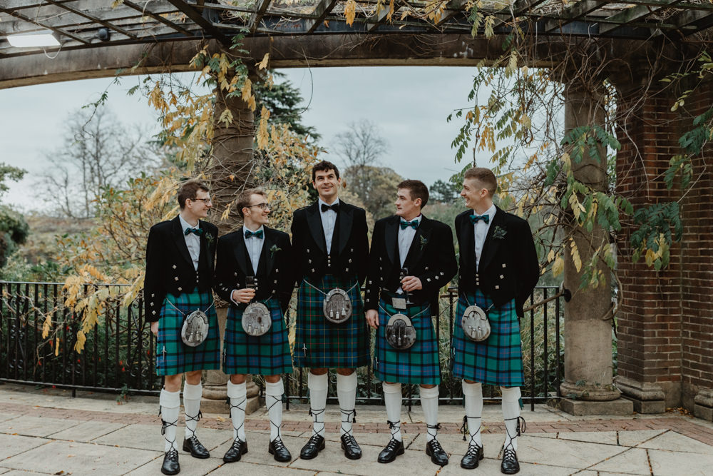 Kilt Groomsmen Sun Pavilion Wedding Stevie Jay Photography