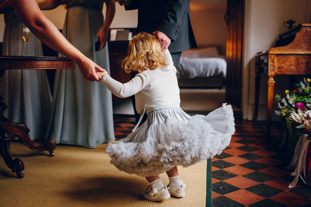 Flower Girl Tulle Skirt Tatton Wedding Stock Farm Barn Amy B Photography