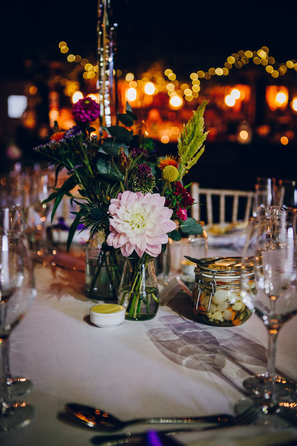 Tropical Flowers Floral Multicoloured Tatton Wedding Stock Farm Barn Amy B Photography