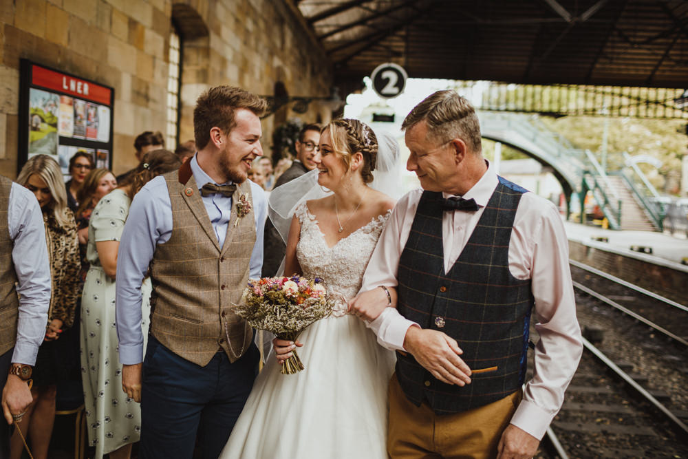 Train Station Harry Potter Wedding Photography34