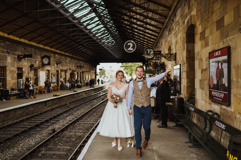 Train Station Harry Potter Wedding Photography34