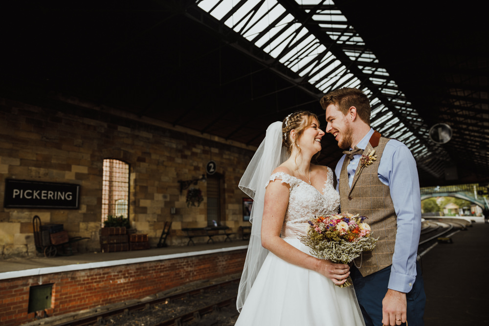 Train Station Harry Potter Wedding Photography34