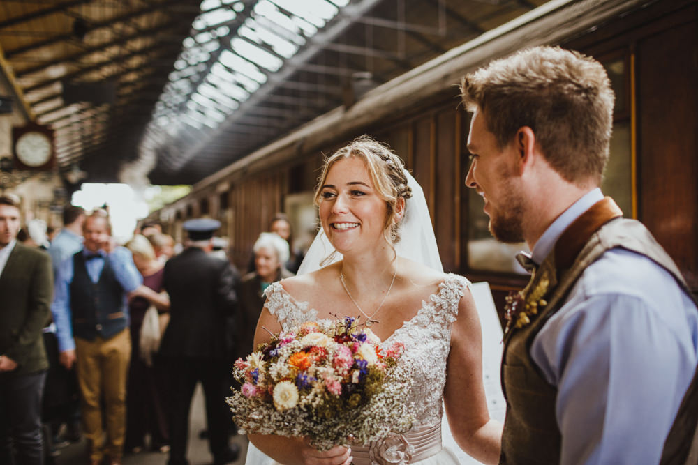 Train Station Harry Potter Wedding Photography34