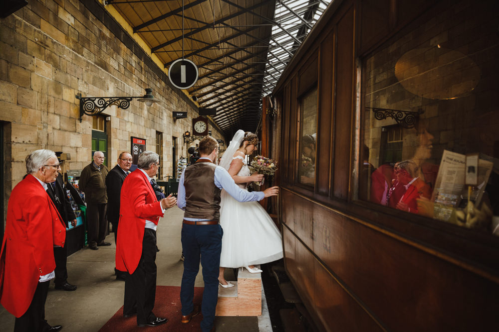 Train Station Harry Potter Wedding Photography34