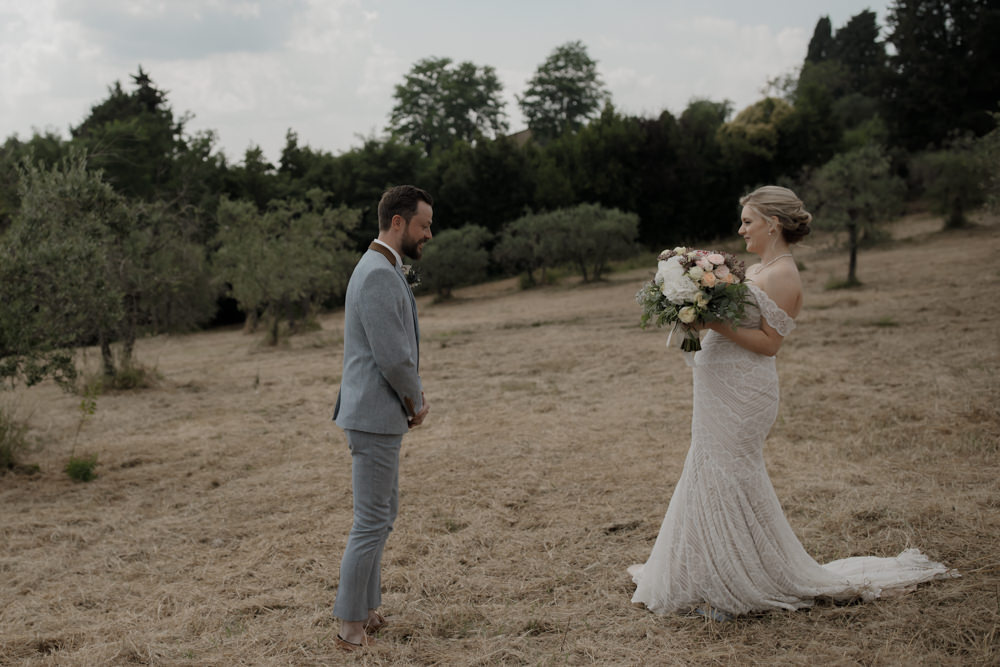 First Look Tuscany Destination Wedding ZONZO