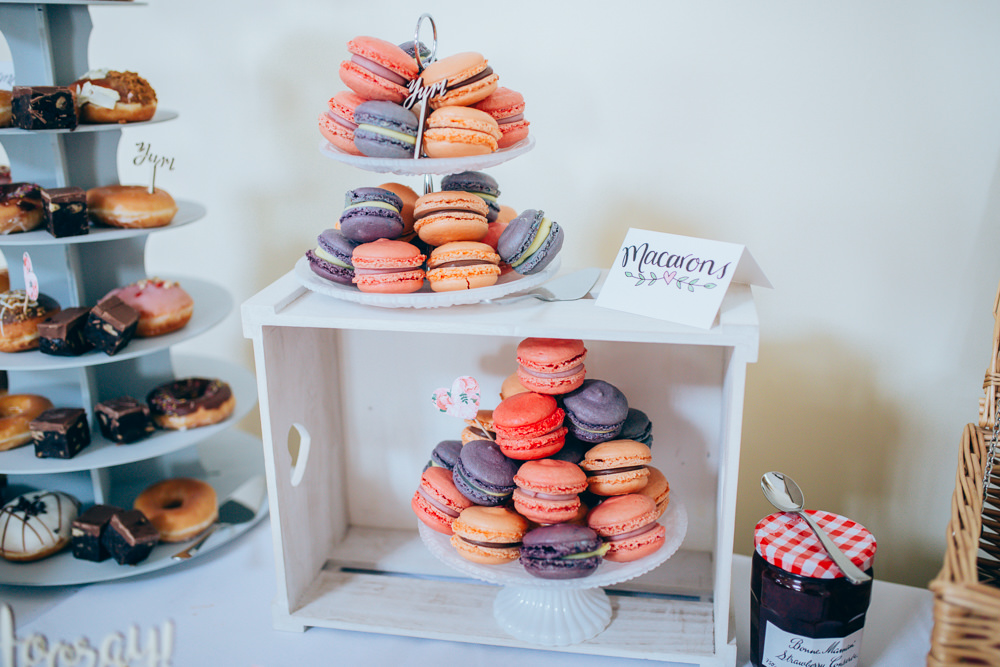 Macarons Village Hall Wedding Samantha Kay Photography