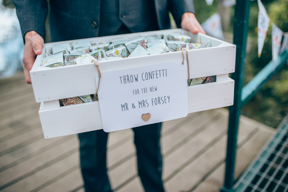 Confetto Crate Boxes Box Village Hall Wedding Samantha Kay Photography