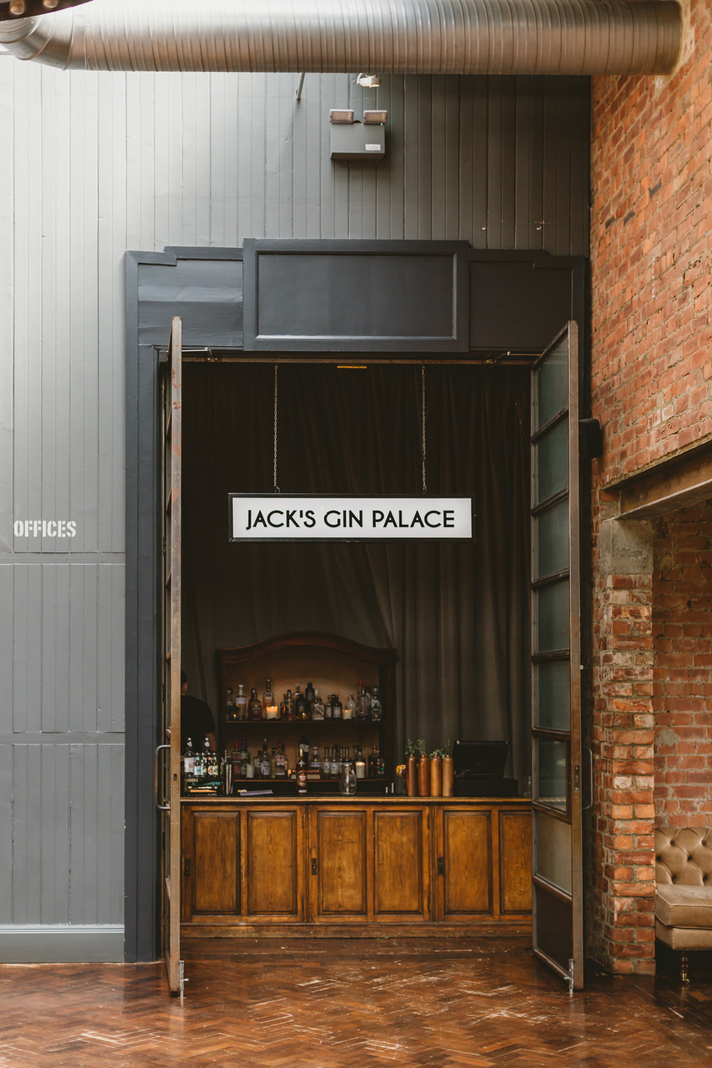 Gin Bar Wylam Brewery Wedding Amy Lou Photography