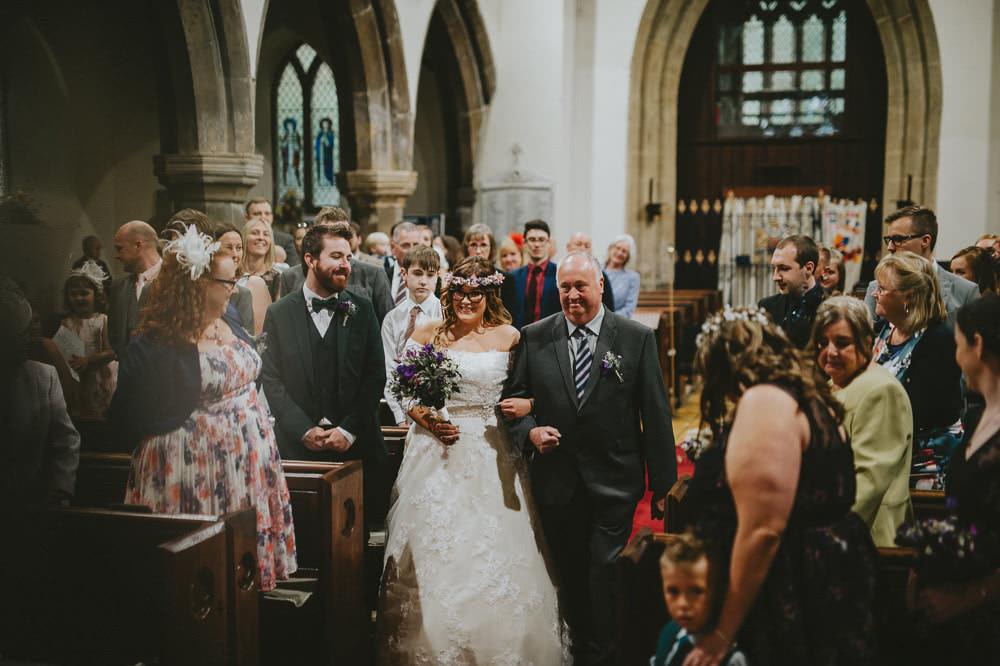 Bride Bridal Lace Sleeves Overlay A Line Dress Gown Ash Farm Barns Wedding Flawless Photography
