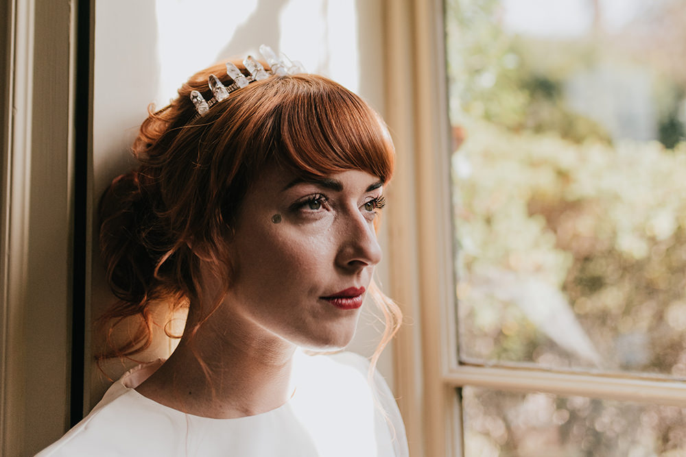Bride Bridal Make Up Blue Wedding Ideas Emma McNair Photography