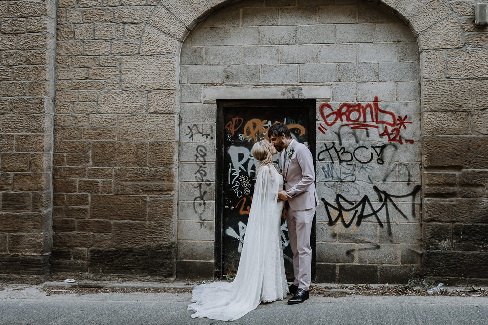 Botanical Industrial Wedding Caitlin and Jones Photography