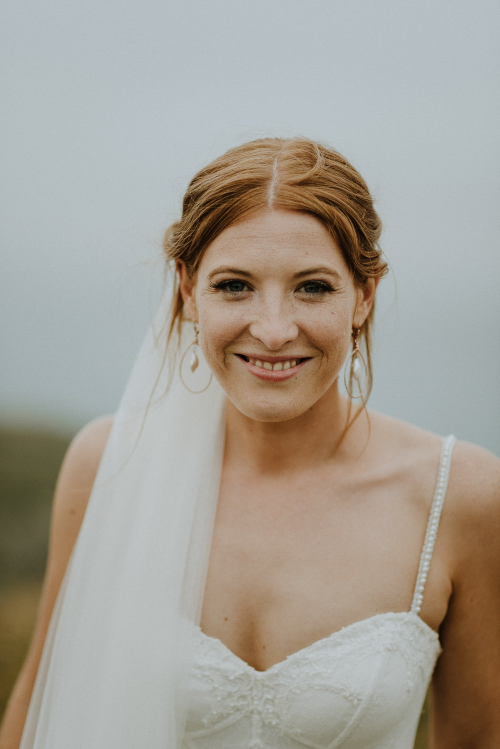 Bride Bridal Make Up Veil Bre Pen Farm Wedding Nick Walker Photography