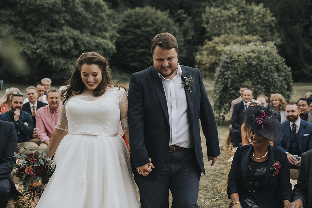 Bride Bridal Dress Gown Overlay Belt See Through Sleeves Open Shirt Groom Bouquet Ballerina Length Celestial Cow Shed Wedding Tora Baker Photography