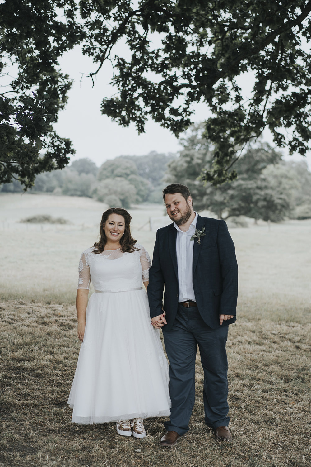 Bride Bridal Dress Gown Overlay Belt See Through Sleeves Open Shirt Groom Celestial Cow Shed Wedding Tora Baker Photography