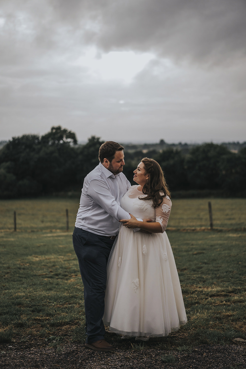 Bride Bridal Dress Gown Overlay Belt See Through Sleeves Open Shirt Groom Celestial Cow Shed Wedding Tora Baker Photography