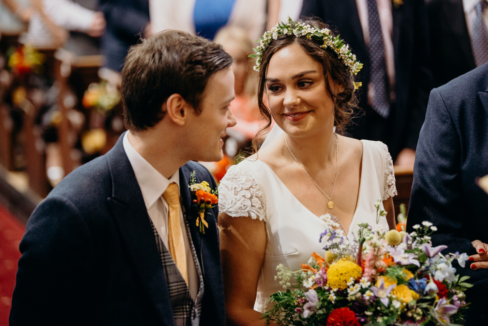 Colourful Stretch Tent Wedding Peter Mackey Photography