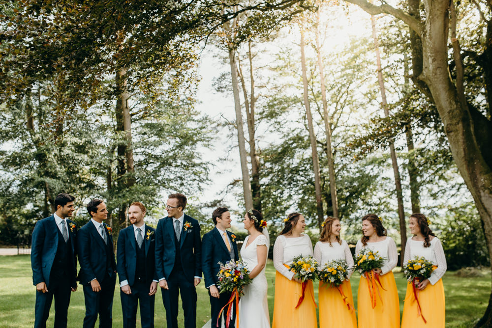 Colourful Stretch Tent Wedding Peter Mackey Photography