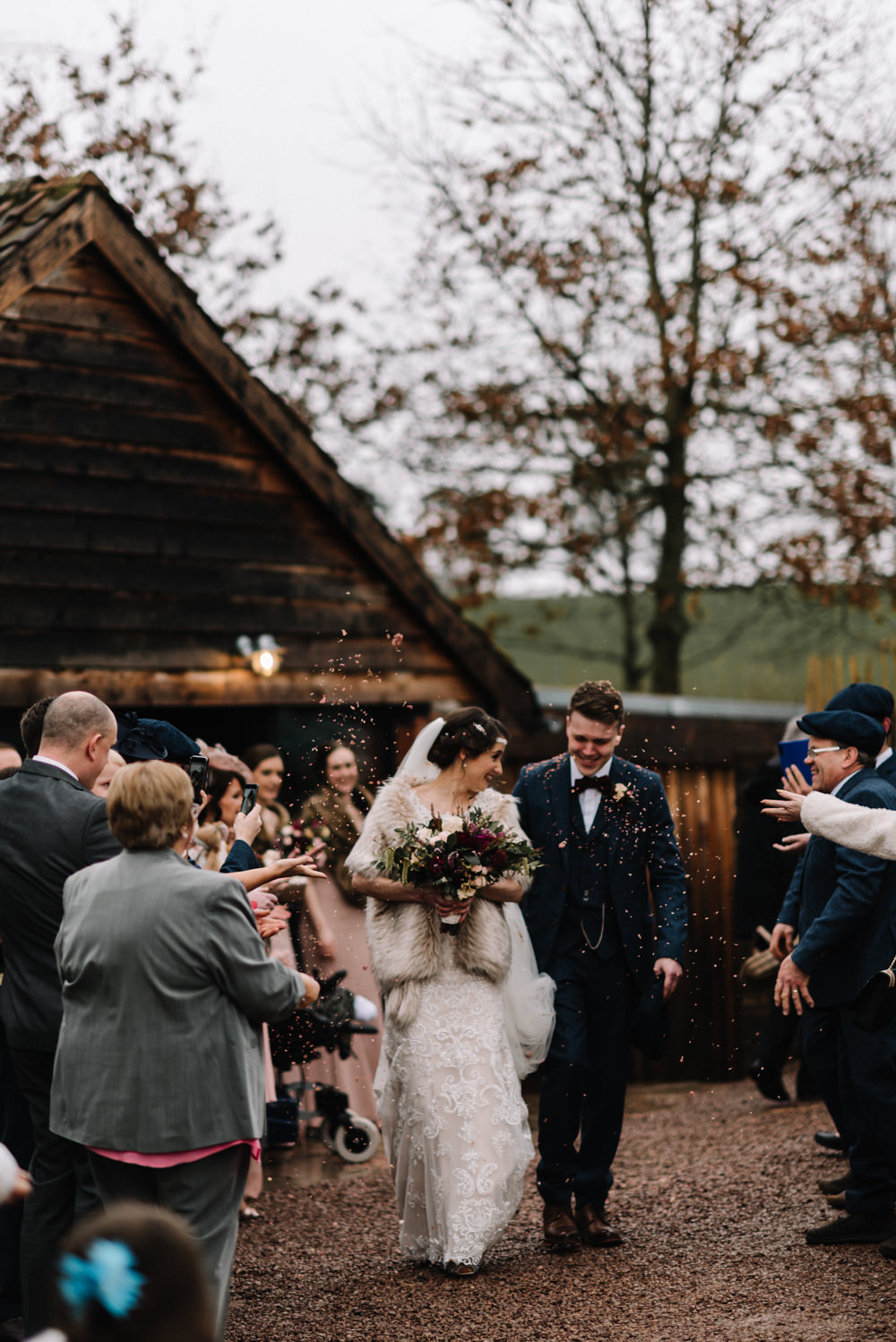 Confetti Dewsall Court Wedding Oobaloos Photography