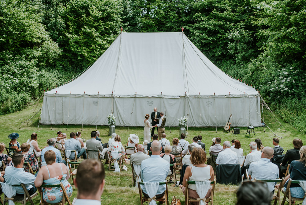 Outdoor Ceremony Marquee Edwardian Inspired Wedding Daniel Ackerley Photography