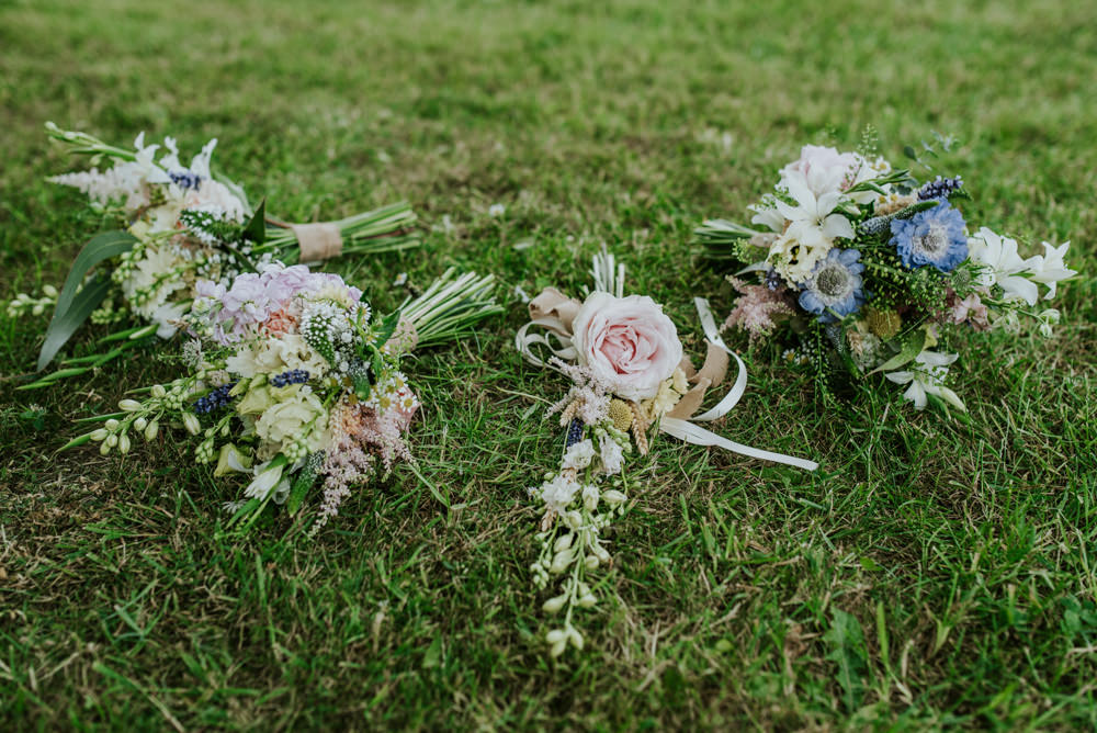 Natural Wildflower Bouquet Bride Bridal Edwardian Inspired Wedding Daniel Ackerley Photography