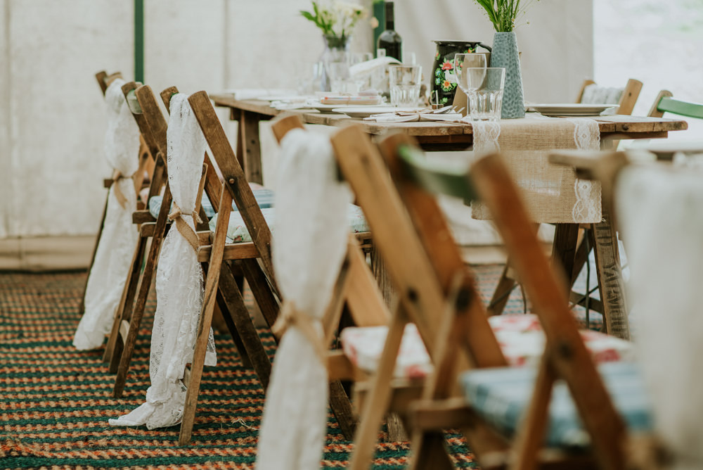 Marquee Lace Chair Backs Edwardian Inspired Wedding Daniel Ackerley Photography
